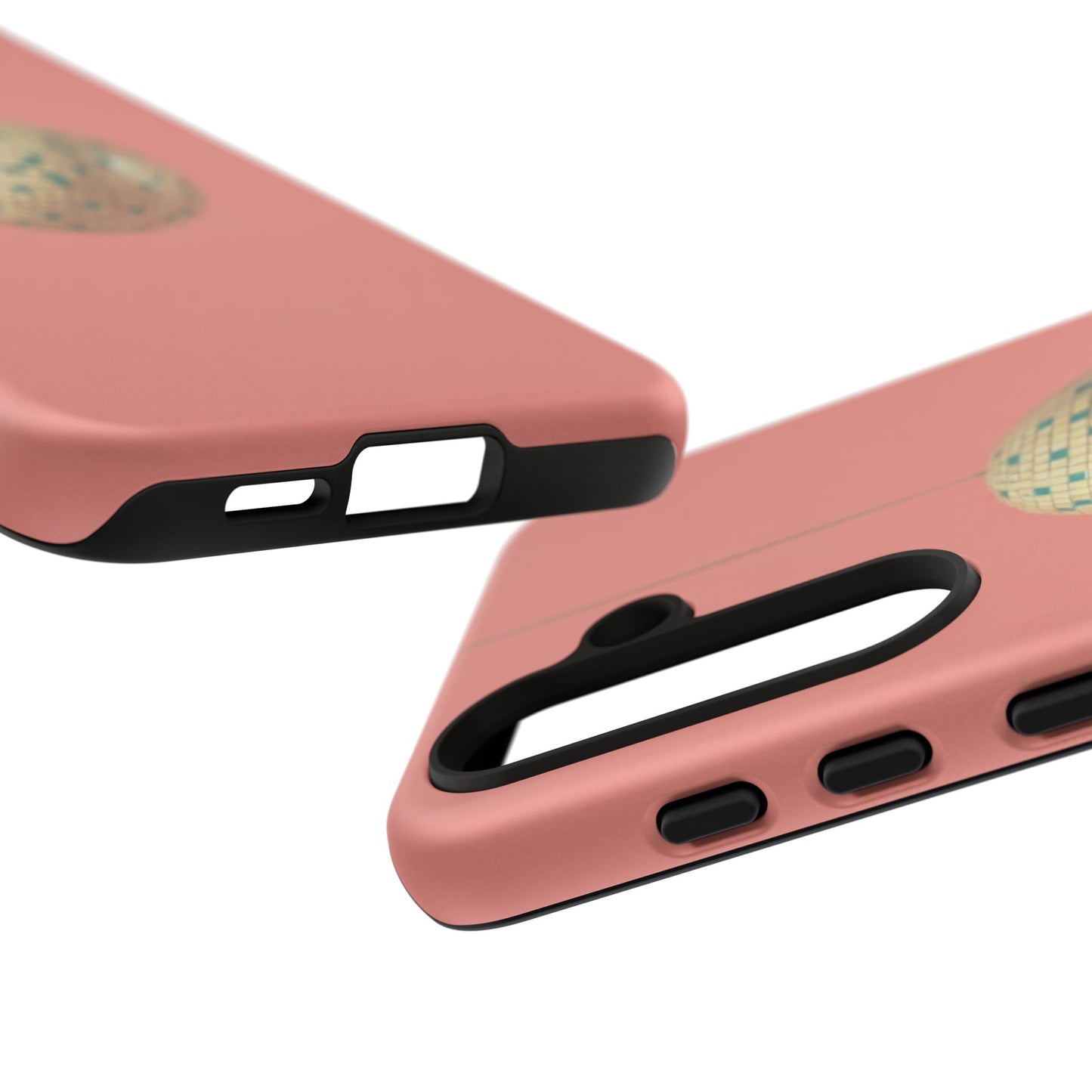 Disco Ball Tough Phone Case — Retro Pink Protective Cover
