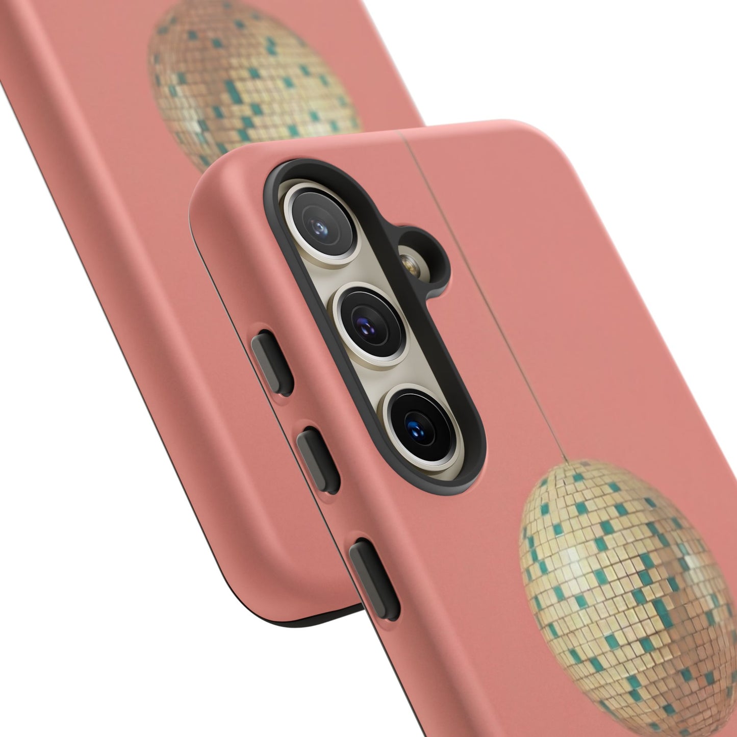 Disco Ball Tough Phone Case — Retro Pink Protective Cover