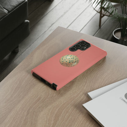 Disco Ball Tough Phone Case — Retro Pink Protective Cover