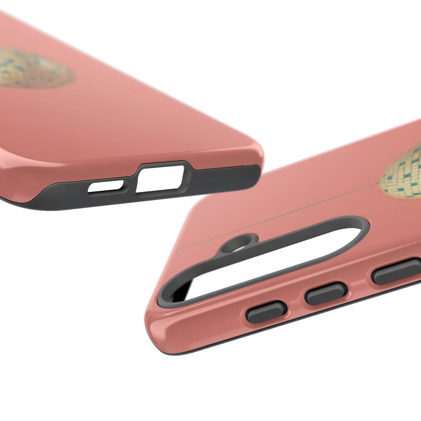 Disco Ball Tough Phone Case — Retro Pink Protective Cover