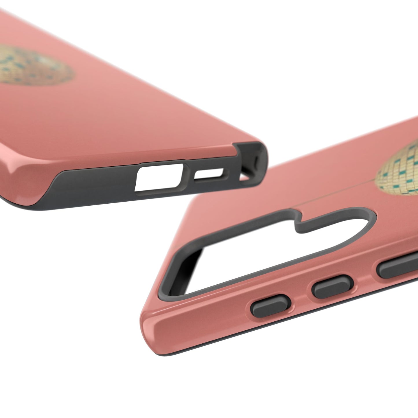 Disco Ball Tough Phone Case — Retro Pink Protective Cover