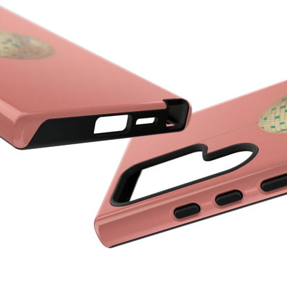 Disco Ball Tough Phone Case — Retro Pink Protective Cover