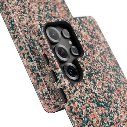 Speckled Pink & Teal Tough Phone Case — Durable Protective Cover