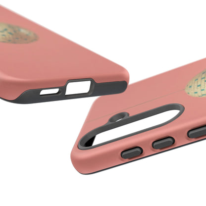Disco Ball Tough Phone Case — Retro Pink Protective Cover
