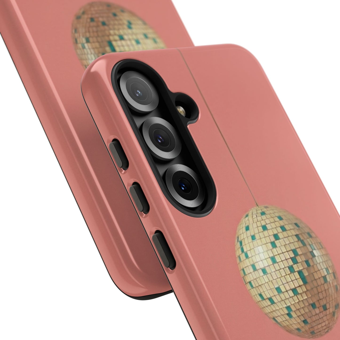 Disco Ball Tough Phone Case — Retro Pink Protective Cover
