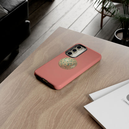 Disco Ball Tough Phone Case — Retro Pink Protective Cover