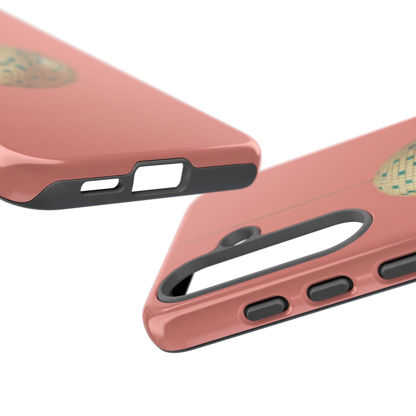 Disco Ball Tough Phone Case — Retro Pink Protective Cover