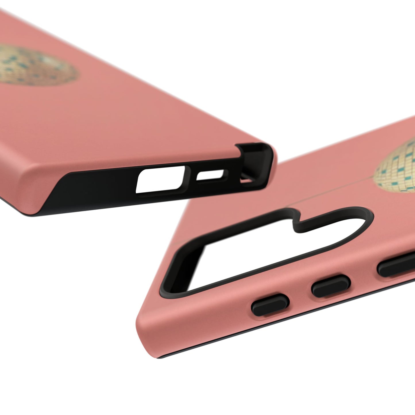Disco Ball Tough Phone Case — Retro Pink Protective Cover