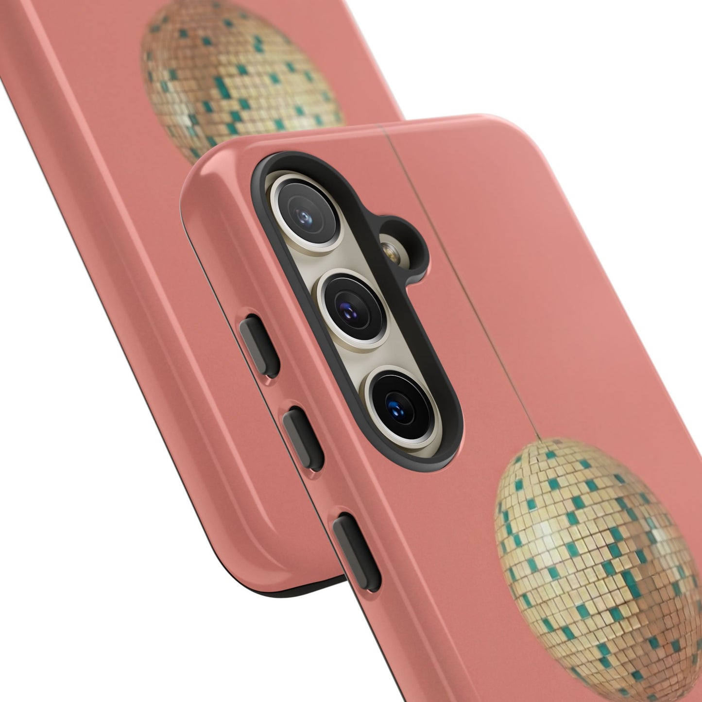 Disco Ball Tough Phone Case — Retro Pink Protective Cover