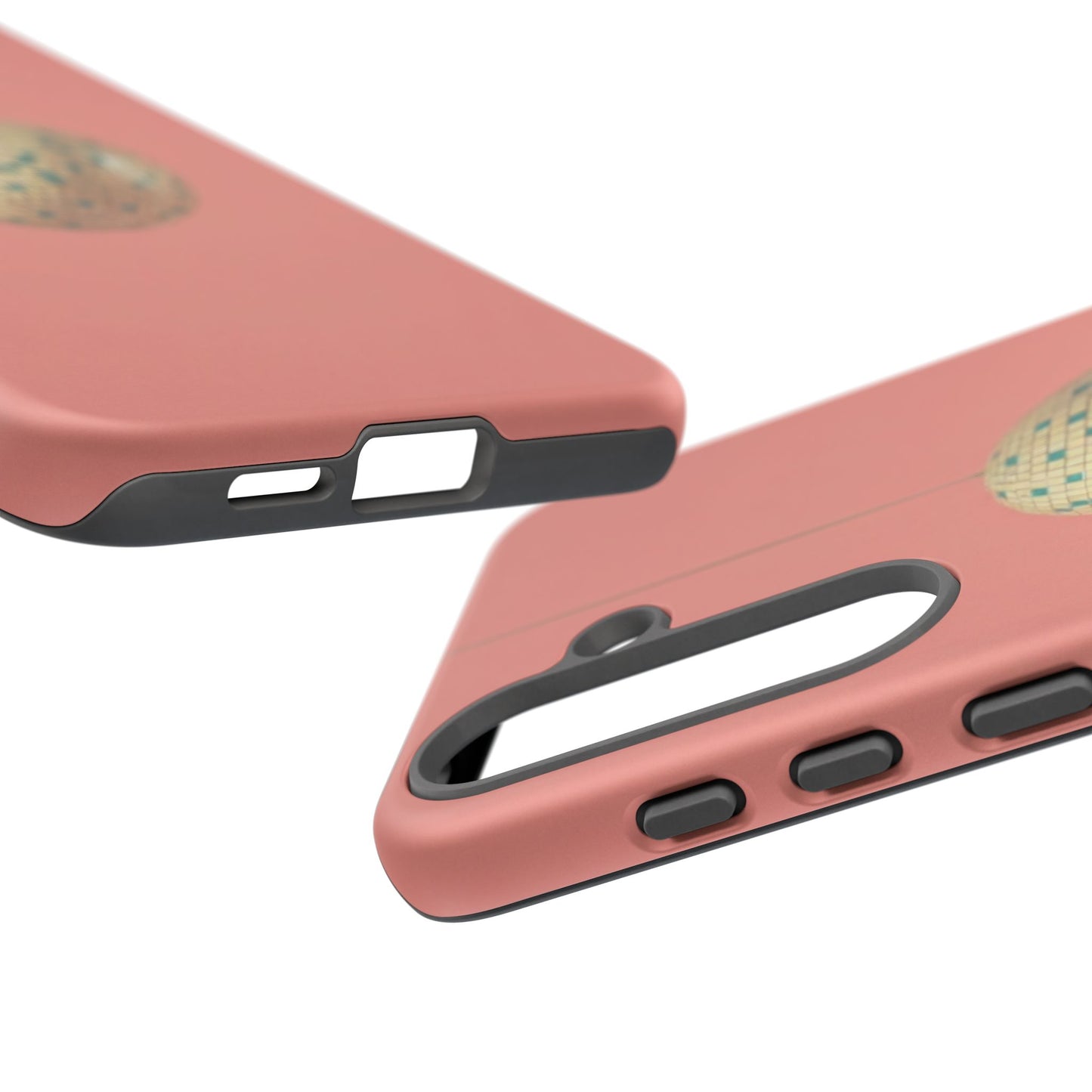 Disco Ball Tough Phone Case — Retro Pink Protective Cover