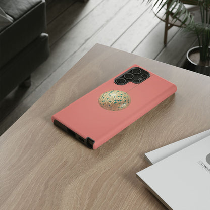 Disco Ball Tough Phone Case — Retro Pink Protective Cover