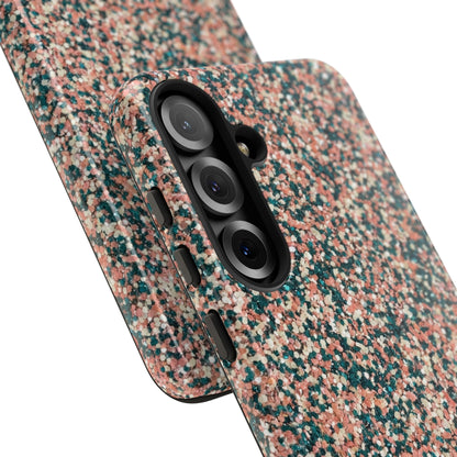 Speckled Pink & Teal Tough Phone Case — Durable Protective Cover