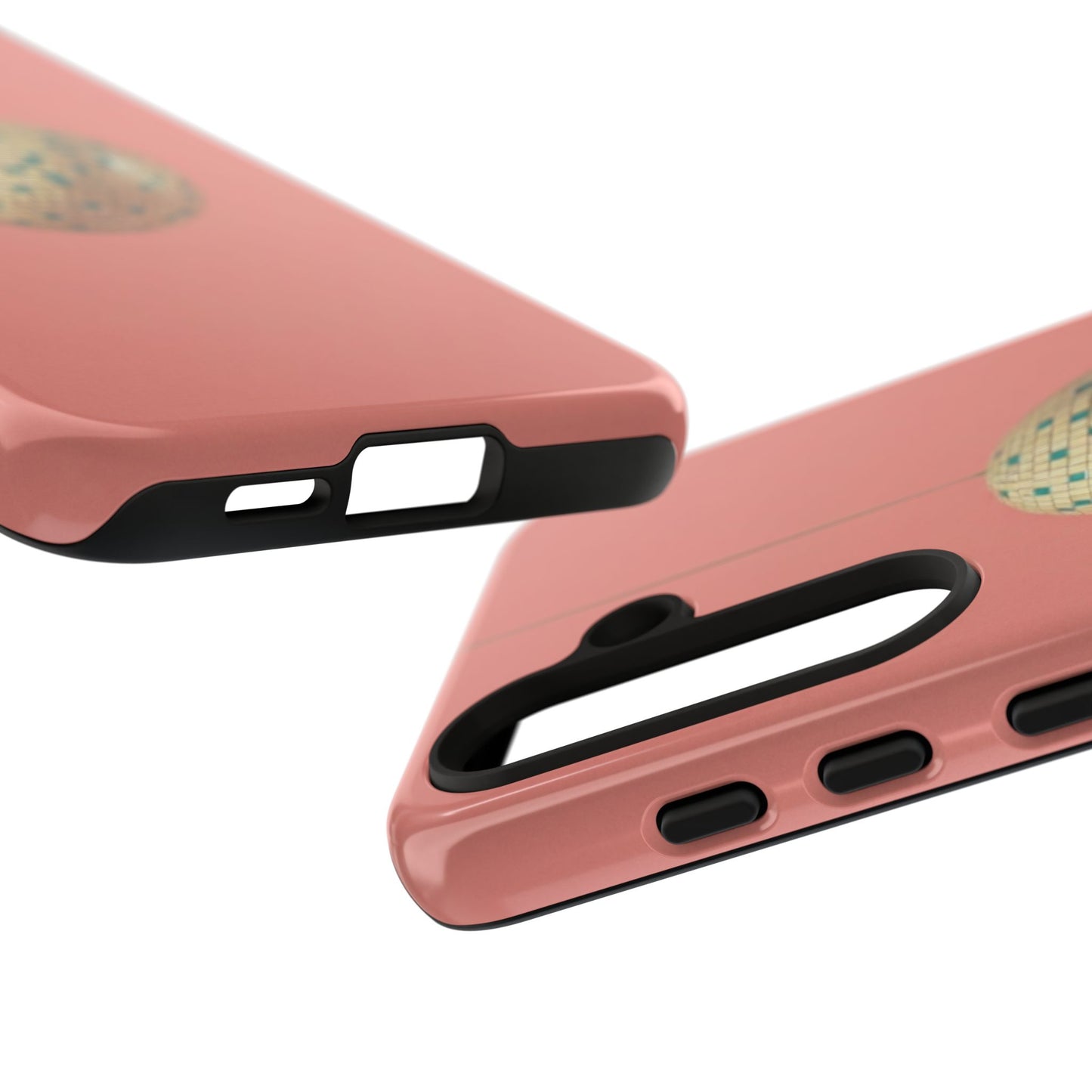 Disco Ball Tough Phone Case — Retro Pink Protective Cover