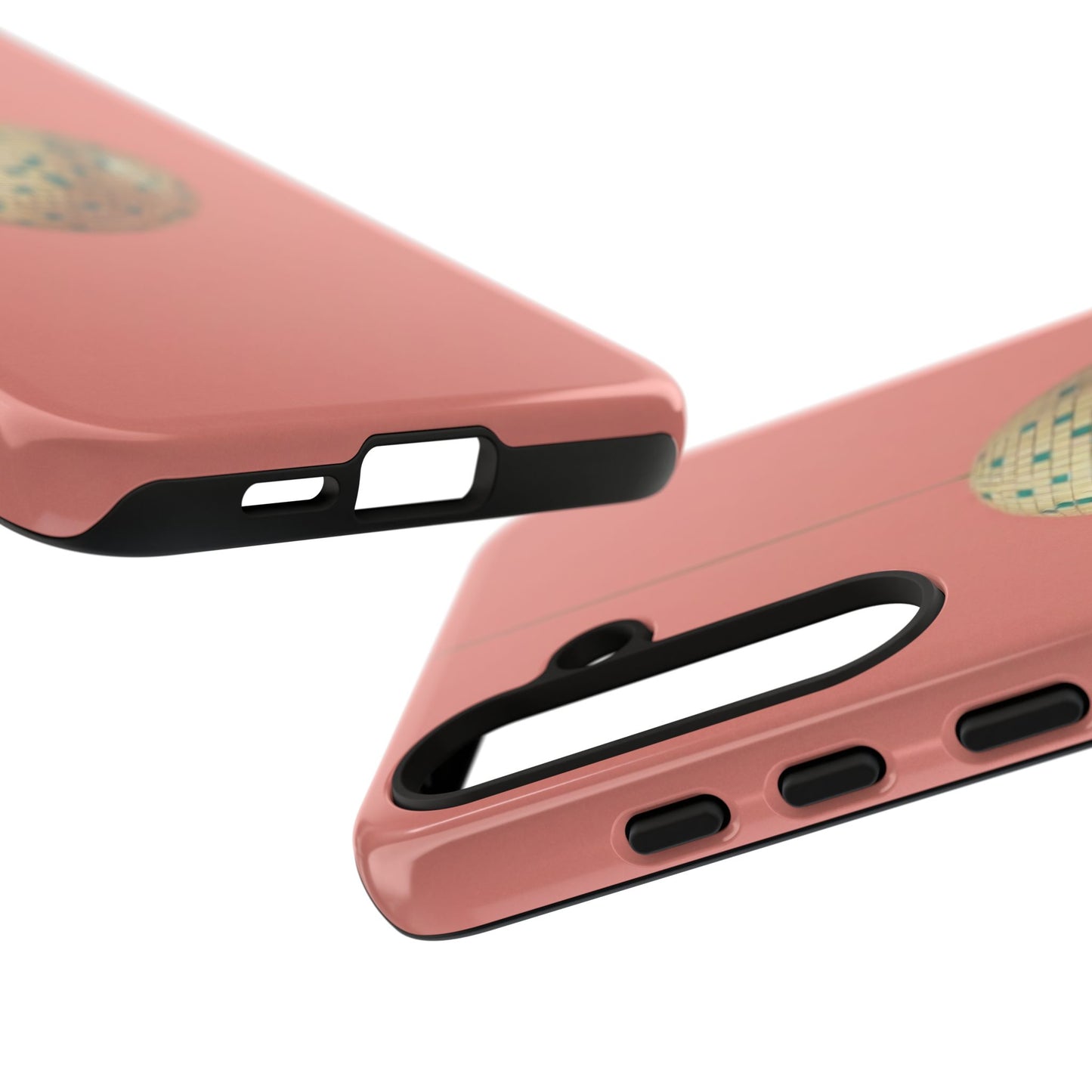 Disco Ball Tough Phone Case — Retro Pink Protective Cover