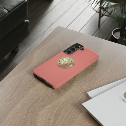Disco Ball Tough Phone Case — Retro Pink Protective Cover